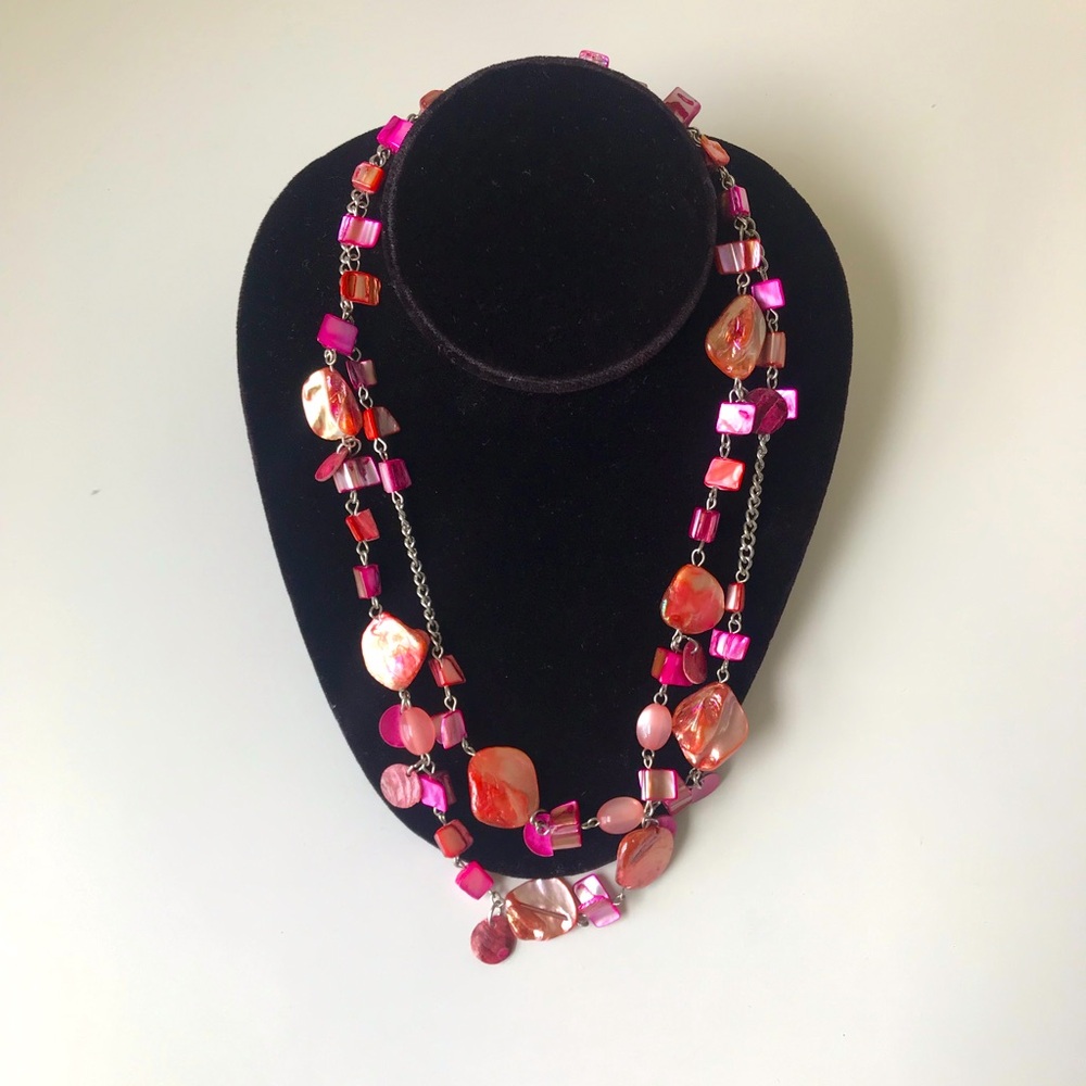 Boho Stone Shell Necklace